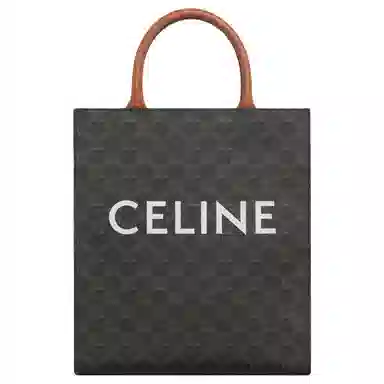 CELINE Cabas Triomphe Tote Small Brown