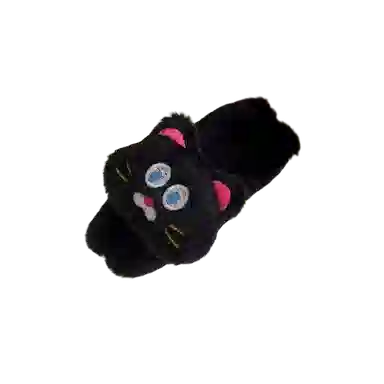 希铃 可爱趣味眨眼五色小猫 毛绒 发夹 女款