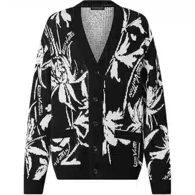 Louis Vuitton SS23 Jacquard Knit Sweater Black