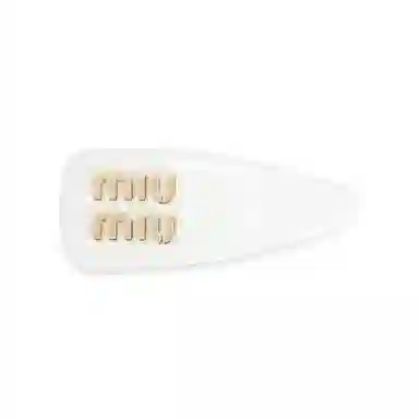 Miu Miu Hair Clip White
