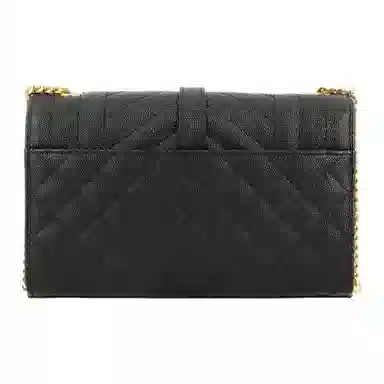 Saint Laurent Envelope Small Shoulder Bag Black