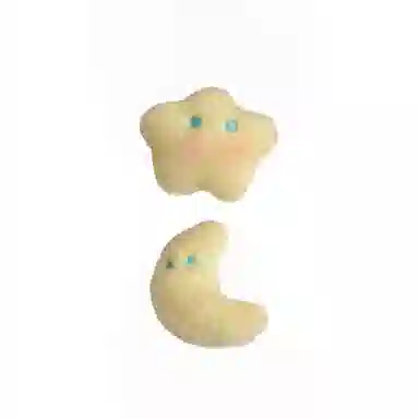 希铃 可爱星星月亮 聚酯纤维 发夹 女款