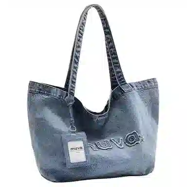 MUVA Denim Tote Bag