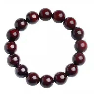 木盛缘 【财运亨通  简约搭配】高油高密老料单圈文玩佛珠#好运 紫檀属 手串 男女同款情侣款