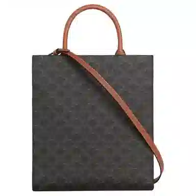 CELINE Cabas Triomphe Tote Small Brown