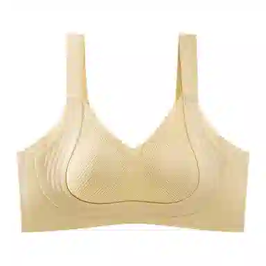 二三二三 日常简约隐形无痕舒适提拉聚拢防下垂内衣透气柔软亲肤妈生感美背时尚百搭无钢圈可调节肩带文胸 女款