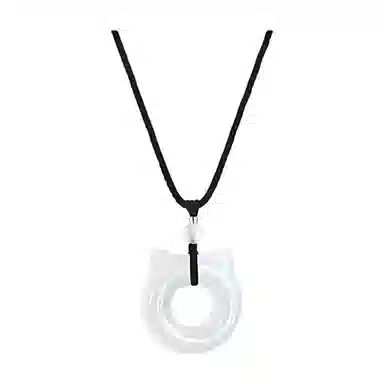 饰伴 狗头平安扣吊坠骨头可爱吊坠骨链项坠#好运 菩提根 项链 男女同款情侣款