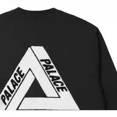 PALACE Fleece TRI-FERG CREW Black