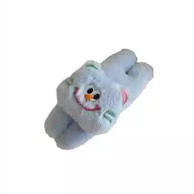 希铃 可爱趣味眨眼五色小猫 毛绒 发夹 女款