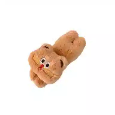 希铃 可爱趣味眨眼五色小猫 毛绒 发夹 女款