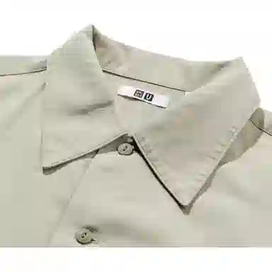UNIQLO U Series Short Sleeve Shirt Light Beige