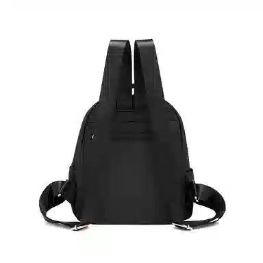 红蜻蜓 时尚潮流百搭通勤出游 织物 背包书包双肩包 常规 男女同款情侣款 黑色