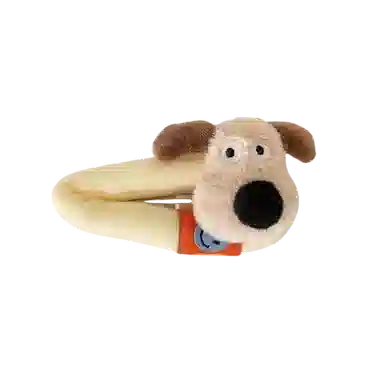 希铃 可爱卡通小狗趣味软软 布艺 发夹 女款