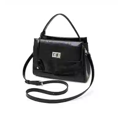 老人头 法式高级质感日常通勤百搭单肩斜挎包 头层牛皮 手提包 常规 女款 多色