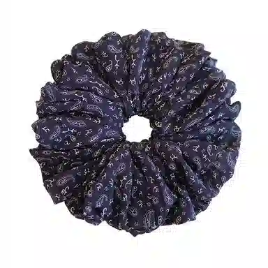 蒙妮 韩版简约时尚腰果花超大号大肠圈 布艺 发圈/头绳 女款