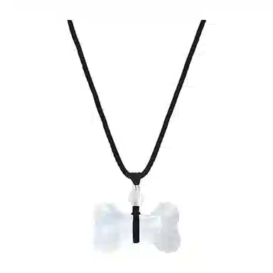 饰伴 狗头平安扣吊坠骨头可爱吊坠骨链项坠#好运 菩提根 项链 男女同款情侣款