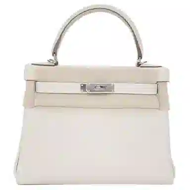 HERMES Kelly 28 Togo 10 Craie