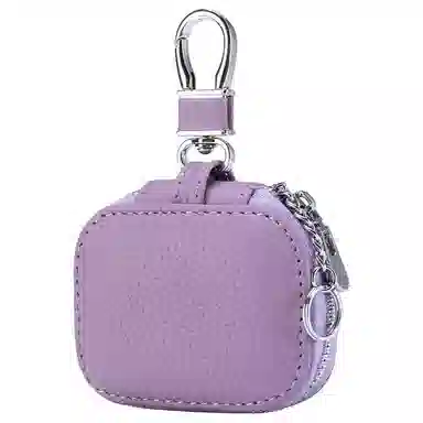 掐尖 真皮精致腰挂通用锁匙袋车锁收纳包 头层牛皮 耳机包 迷你 男女同款情侣款 多色