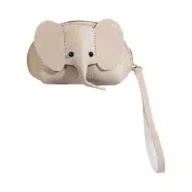 掐尖 个性大象设计百搭可爱 皮革 零钱包 女款 多色