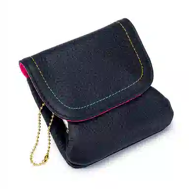 掐尖 真皮时尚简约小钱袋大容量创意硬币卡包夹子收纳包 头层牛皮 零钱包 常规 男女同款情侣款 多色