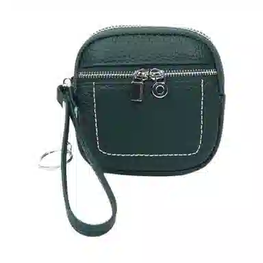 掐尖 简约纯色小巧精致 头层牛皮 零钱包 常规 男女同款情侣款 多色