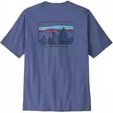 patagonia Men's '73 Skyline Organic T-Shirt LogoT