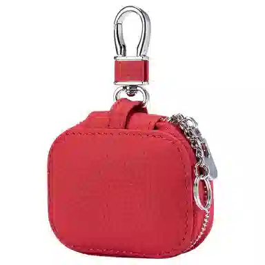 掐尖 真皮精致腰挂通用锁匙袋车锁收纳包 头层牛皮 耳机包 迷你 男女同款情侣款 多色