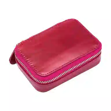 掐尖 纯色时尚高级感百搭 头层牛皮 零钱包 常规 女款 多色