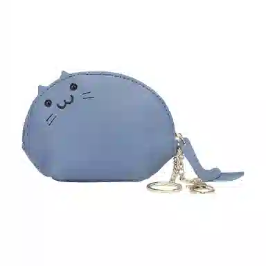 掐尖 创意时尚潮流百搭高级 牛皮 零钱包 常规 女款 多色