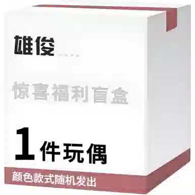 雄俊 随机款式玩偶宠粉福利盲盒 创意神秘 安抚治愈 福袋闷包
