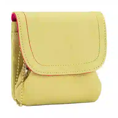 掐尖 真皮时尚简约小钱袋大容量创意硬币卡包夹子收纳包 头层牛皮 零钱包 常规 男女同款情侣款 多色