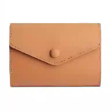 掐尖 风琴卡片包卡套名片夹证件包真皮零钱包 头层牛皮 卡包 男女同款情侣款 黑色 棕色