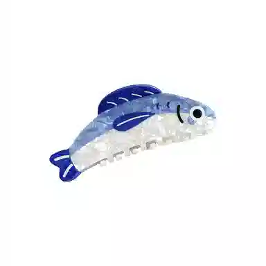 蒙妮 个性创意沙丁鱼抓夹小众设计 亚克力 发夹 女款