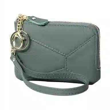 掐尖 纯色时尚潮流百搭 头层牛皮 零钱包 常规 男女同款情侣款 多色