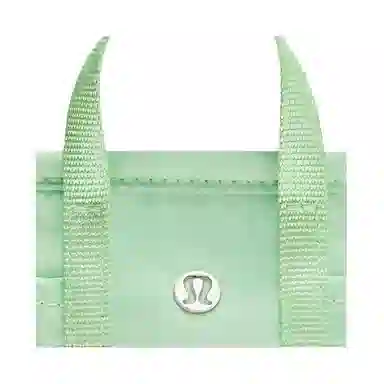 Lululemon Classic Logo Recycled Nylon Wallet Green
