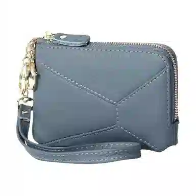 掐尖 纯色时尚潮流百搭 头层牛皮 零钱包 常规 男女同款情侣款 多色