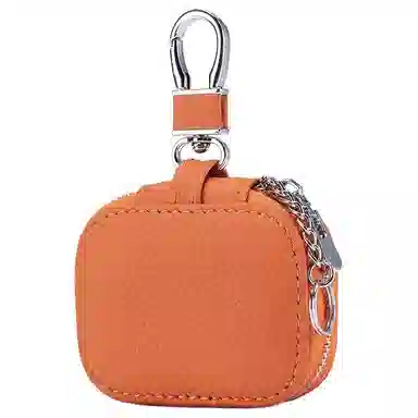 掐尖 真皮精致腰挂通用锁匙袋车锁收纳包 头层牛皮 耳机包 迷你 男女同款情侣款 多色
