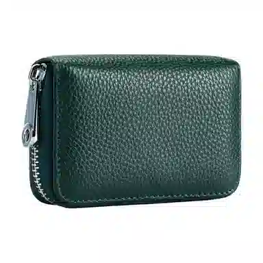 掐尖 风琴证件包拉链防盗刷磁卡夹卡片 头层牛皮 卡包 常规 男女同款情侣款 多色