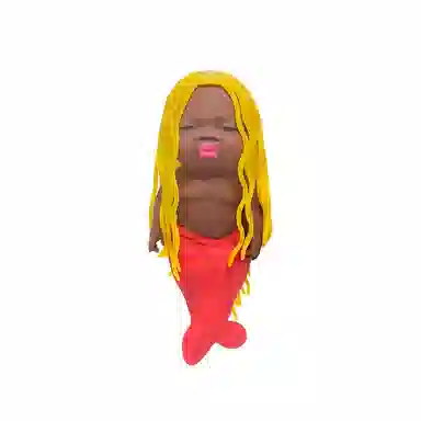 馨枕居 黑娃搞笑解压 放松益智 有趣 捏捏乐按按乐