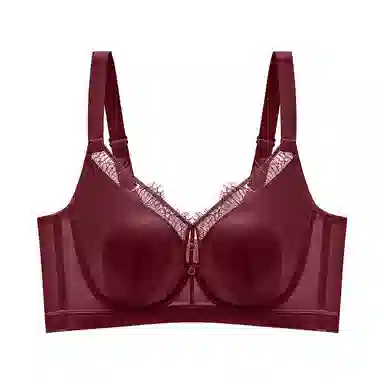 欧迪芬 缎面无痕内衣舒适透气聚拢防下垂文胸 女款 单件装