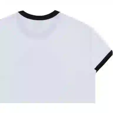 acme de la vie Sanrio Hello Kitty 3d Artwork Middle Crop Short Sleeve T-Shirt T