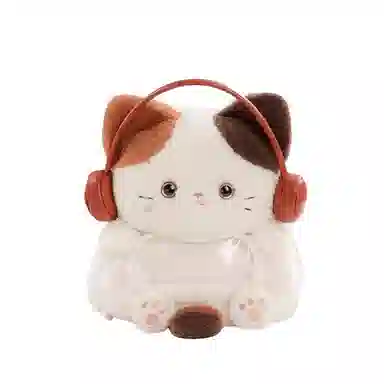 一点潮玩 耳机小猫 小绵羊 小企鹅 小浣熊 可爱 玩偶周边