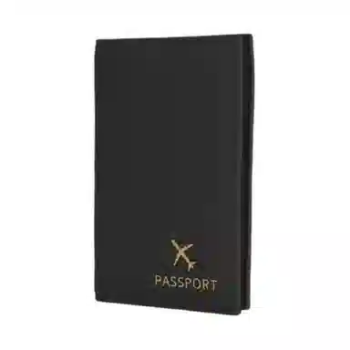 掐尖 纯色简约时尚百搭便携 头层牛皮 机票夹证件收纳包证件包护照包 男女同款情侣款 多色