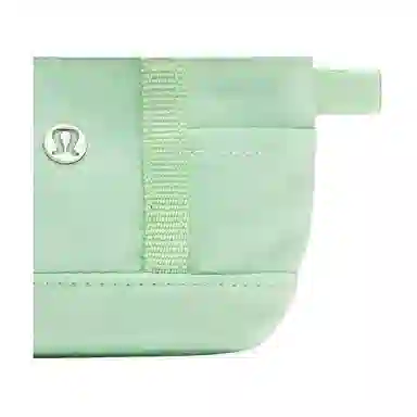 Lululemon Classic Logo Recycled Nylon Wallet Green