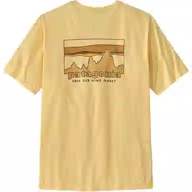 patagonia Men's '73 Skyline Organic T-Shirt LogoT