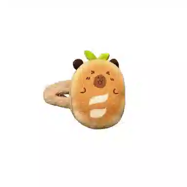 希铃 可爱趣味饼干汉堡毛绒 聚酯纤维 发夹 女款