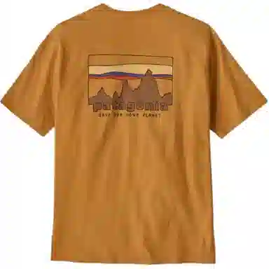 patagonia Men's '73 Skyline Organic T-Shirt LogoT