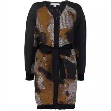 Y-3 FW21 Camo Knit Sweater Brown