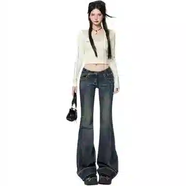 淑好百 低腰美式辣妹牛仔裤 女款