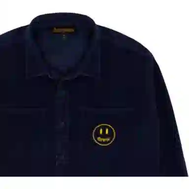 Drew House FW22 Corduroy Ls Shirt Dark Navy